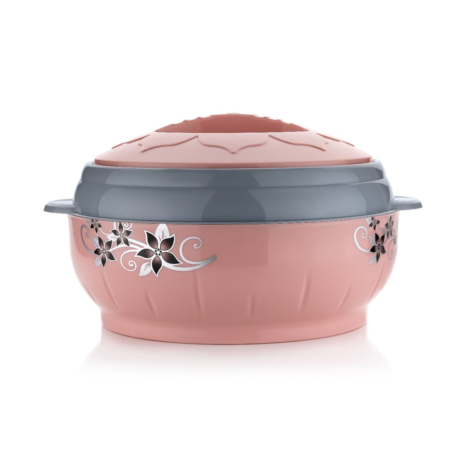 5788 High Quality Steel Casserole Box For Food Searving Inner Steel Insulated Casserole Hot Pot Flowers Printed Chapati Box For Roti Kitchen (Approx 4500 Ml) 5788 High Quality Steel Casserole Box For Food Searving Inner Steel Insulated Casserole Hot Pot Flowers Printed Chapati Box For Roti Kitchen (Approx 4500 Ml)
